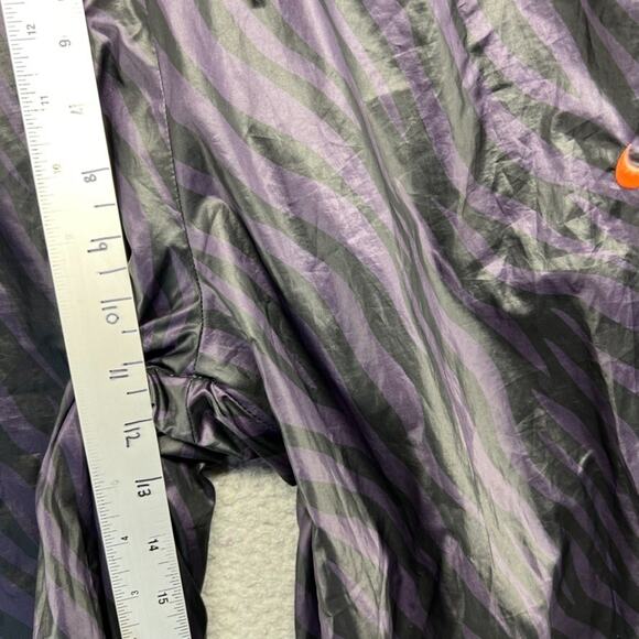 Nike Track Pants Women's Small Purple Black Zebra Print Icon Clash Cuffed Jogger - Picture 5 of 12